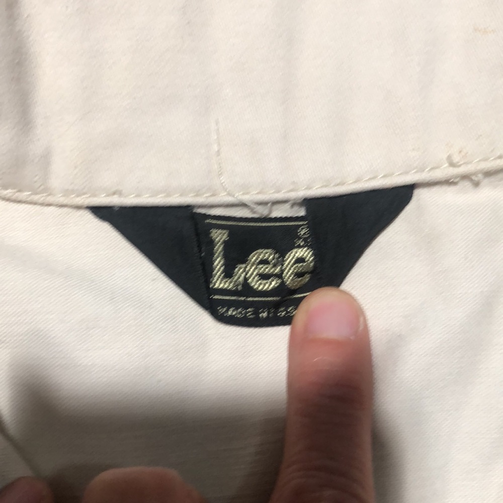 VTG LEE Canvas/Denim Trucker Jacket Size S - Picture 2 of 11